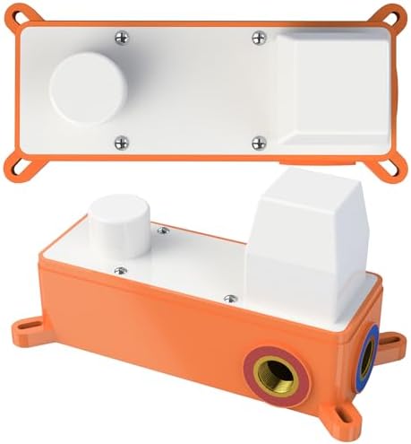 Valaz Robinet Salle de bain mural Mitigeur lavabo, eau froide et chaude, sans fuites, installation facile | Laiton inoxy